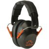 Walker's Game Ear(R) GWP-FPM1-BKO PRO Low-Profile Folding Muff (Black/Orange)
