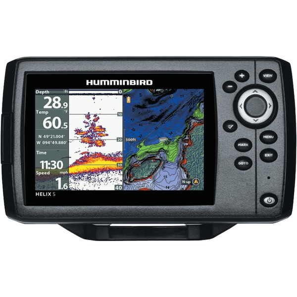 Humminbird(R) 410210-1 HELIX(R) 5 CHIRP GPS G2 Fishfinder