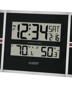 La Crosse Technology(R) 513-149 Indoor/Outdoor Thermometer & Atomic Clock