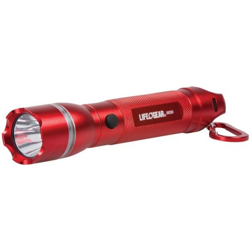 Life+Gear AA35-60538-RED 250-Lumen Searchlight with Emergency Beacon