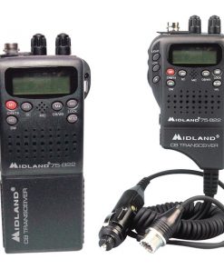 Midland(R) 75-822 Handheld 40-Channel CB Radio with Weather/All-Hazard Monitor & Mobile Adapter