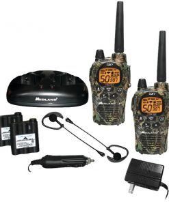 Midland(R) GXT1050VP4 36-Mile Camo GMRS Radio Pair Pack with Drop-in Charger & Rechargeable Batteries
