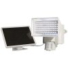 MAXSA(R) Innovations 40225-L Solar-Powered 80-LED Motion-Activated Outdoor Security Floodlight (White)