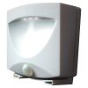 MAXSA(R) Innovations 40341 Battery-Powered Motion-Activated Outdoor Night Light (White)