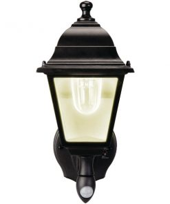 MAXSA(R) Innovations 44219 Motion-Activated Wall Sconce (Black)