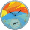 Springfield(R) Precision 92672 14" Poly Resin Clock with Thermometer (Sunrise)