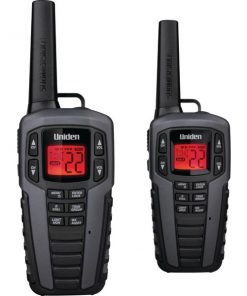 Uniden(R) SX377-2CKHS 37-Mile 2-Way FRS/GMRS Radios (Gray)
