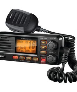 Uniden(R) UM380BK Fixed Mount VHF/2-Way Marine Radio (Black)
