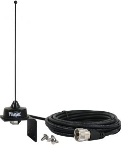 Tram(R) 10226-B Pre-Tuned 410MHz-490MHz UHF Trunk or Hole Mount Antenna Kit with PL-259 Connector