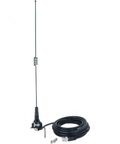 Tram(R) 10281-BNC Pre-Tuned 140MHz-170MHz VHF/430MHz-470MHz UHF Dual-Band Trunk or Hole Mount Antenna Kit with BNC Male Connector