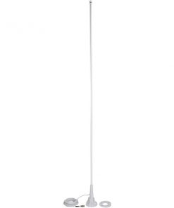 Tram(R) 1611 5ft VHF 3dBd Gain Marine Antenna with Lift & Lay-Over Mount