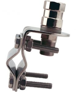 Tram(R) 278 Stainless Steel CB Mirror Mount with Tram 208 Stainless Steel CB Stud