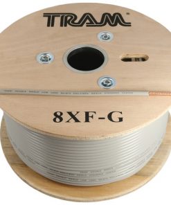 Tram(R) 8XF-G RG8X 500ft Roll Tramflex Double Shield Coaxial Cable with Gray Jacket