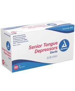 Dynarex Tongue Depressor, Senior, Sterile 6" - Box of 100