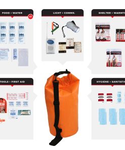 2 Person Necessity Survival Kit, Drybag