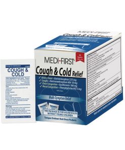 Cold and Cough Relief, 80 Tablets Per Box, Medi-First, 83580