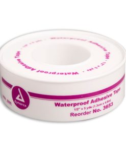 1/2"x5 yd. Waterproof tape, plastic spool, 1 ea.