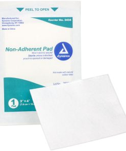 3"x4" Non-Adherent Pad, 50 Per Bag